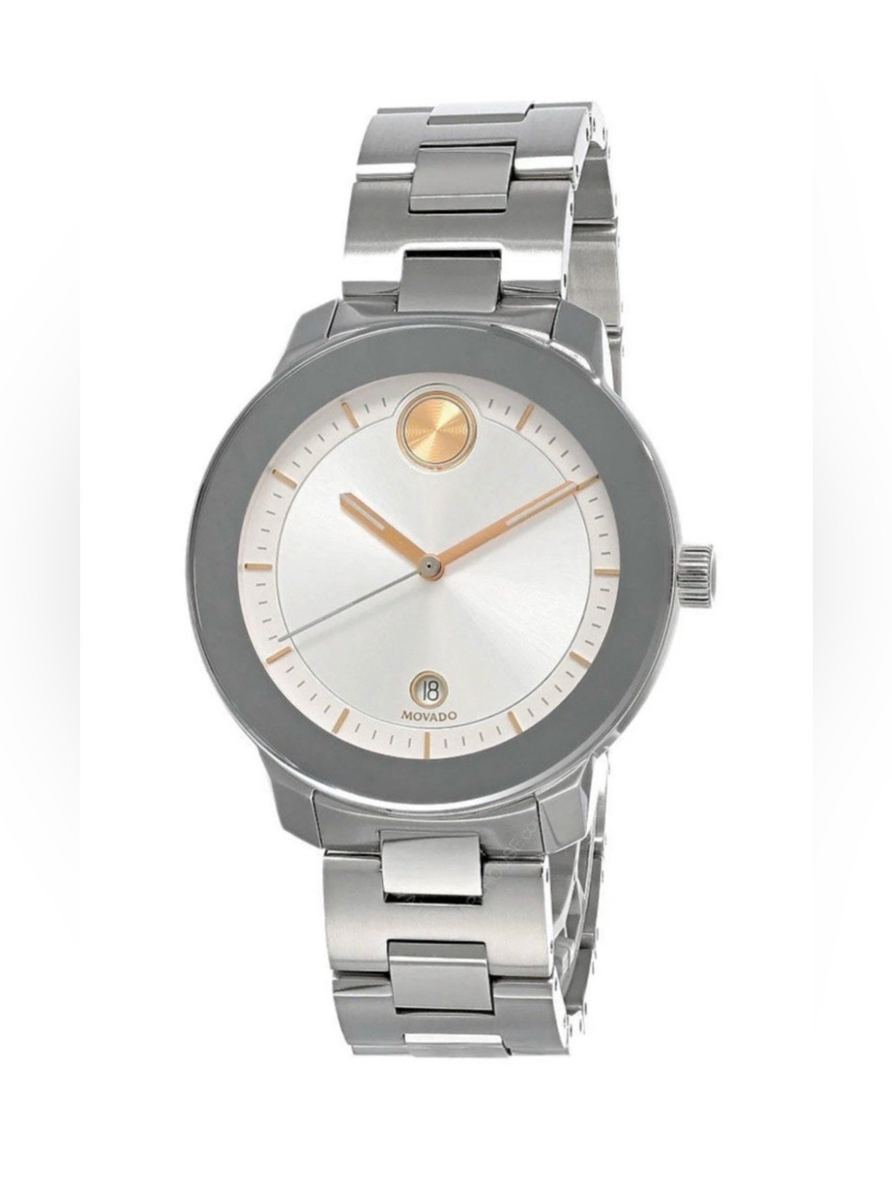 Movado Bold Women’s Verso Stainless Steel Bracelet Watch 3600747